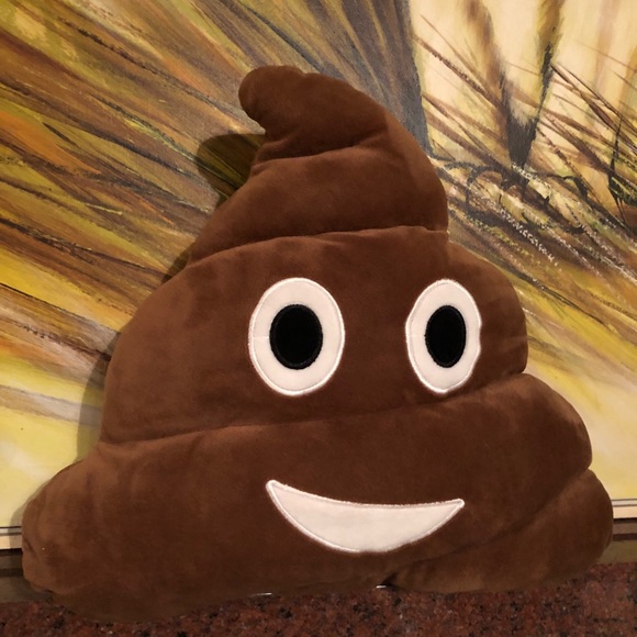 Funny Poop emoji pillow - Picture 4 of 4